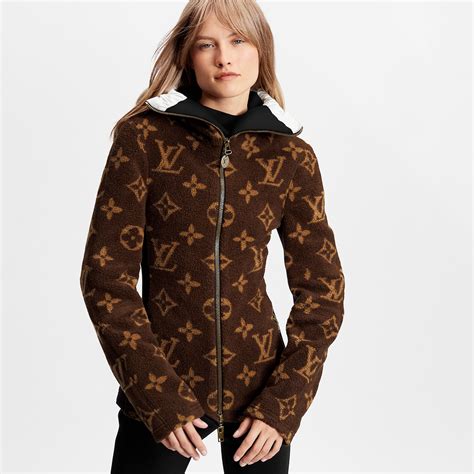 louis vuitton fleece|louis vuitton fuzzy jacket.